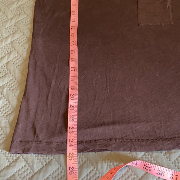 Madewell : Small Cotton Plum V Neck - Picture 3 of 7